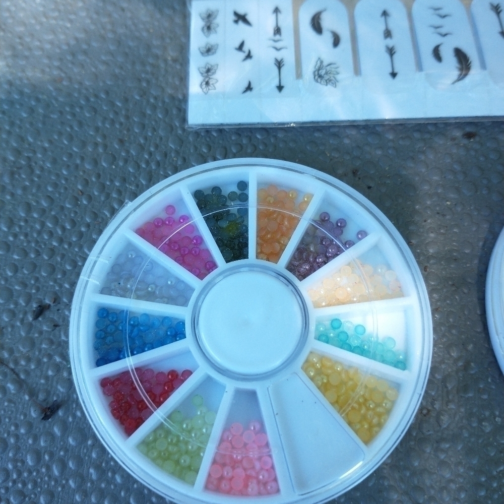 Nail art. Caviar beads stickers. Everything pictur - Picture 8 of 8